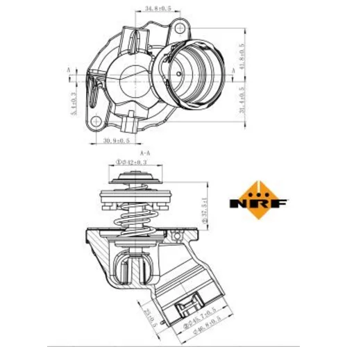 Termostat chladenia 725032 /NRF/ - obr. 5