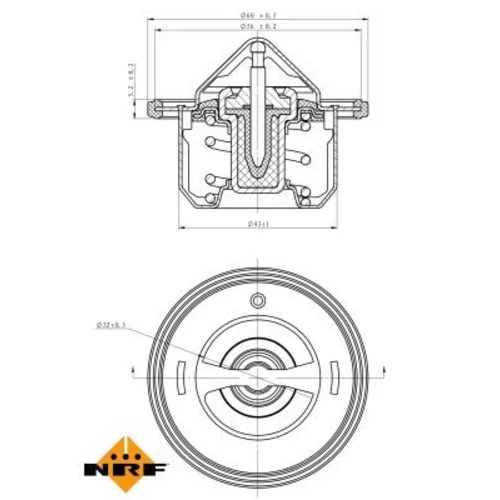 Termostat chladenia 725080 /NRF/ - obr. 4