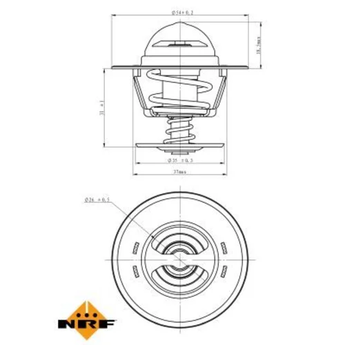 Termostat chladenia 725213 /NRF/ - obr. 5