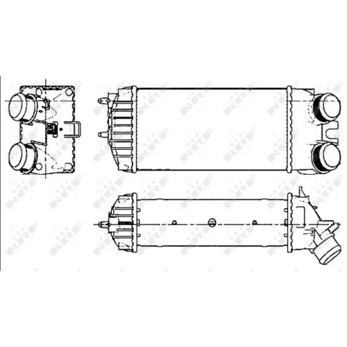 Chladič plniaceho vzduchu 30278 /NRF/ - obr. 4