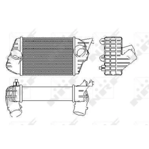 Chladič plniaceho vzduchu 30833 /NRF/ - obr. 4