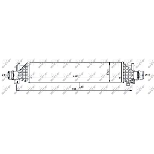 Chladič plniaceho vzduchu 30925 /NRF/ - obr. 7