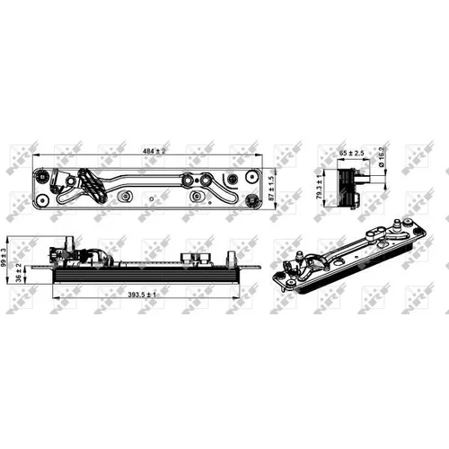Chladič oleja automatickej prevodovky 31285 /NRF/ - obr. 1