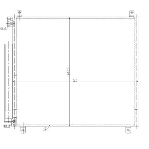 Kondenzátor klimatizácie 350497 /NRF/ - obr. 5
