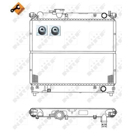Chladič motora 50404 /NRF/ - obr. 5