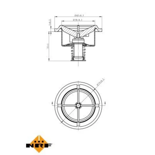 Termostat chladenia 725014 /NRF/ - obr. 4