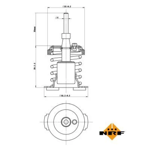 Termostat chladenia 725093 /NRF/ - obr. 4