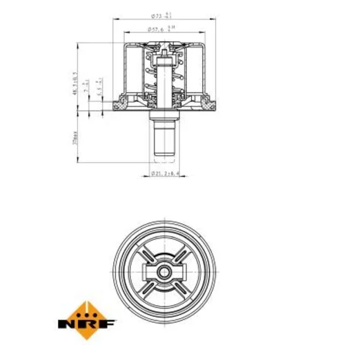 Termostat chladenia 725099 /NRF/ - obr. 4