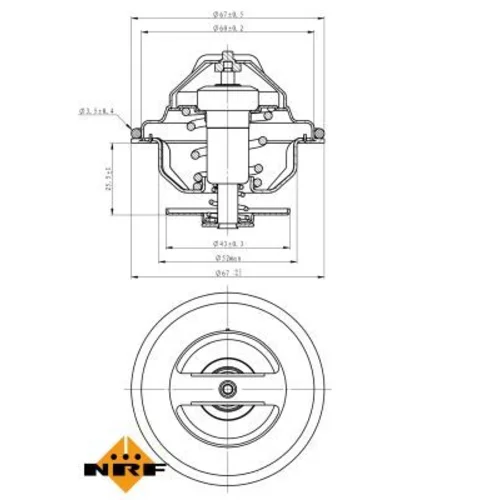 Termostat chladenia 725100 /NRF/ - obr. 5