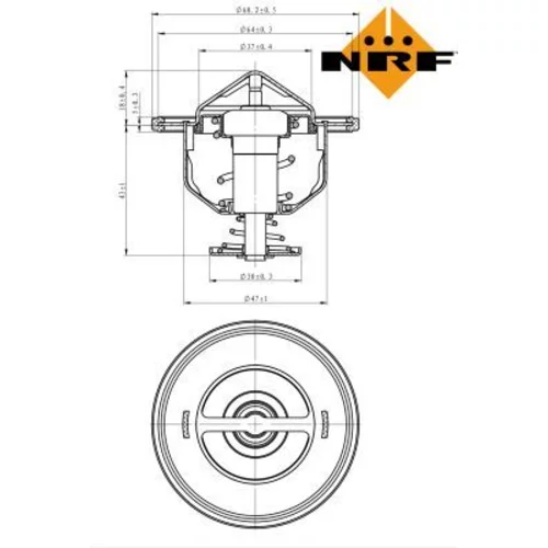 Termostat chladenia 725176 /NRF/ - obr. 5
