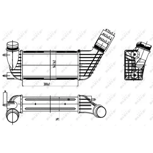 Chladič plniaceho vzduchu 30192 /NRF/ - obr. 7