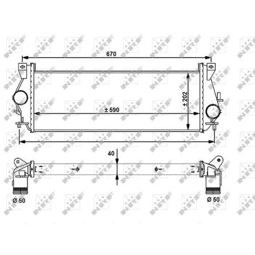Chladič plniaceho vzduchu 30910 /NRF/ - obr. 4
