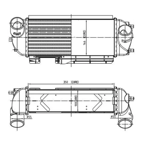 Chladič plniaceho vzduchu 30989 /NRF/ - obr. 4