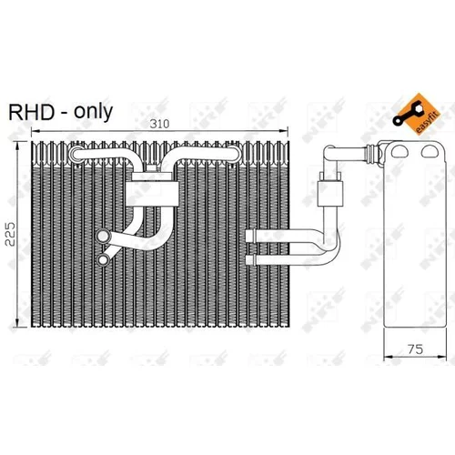Výparník klimatizácie 36101 /NRF/ - obr. 4