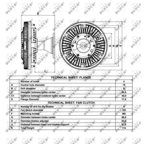 Spojka ventilátora chladenia 49061 /NRF/ - obr. 4