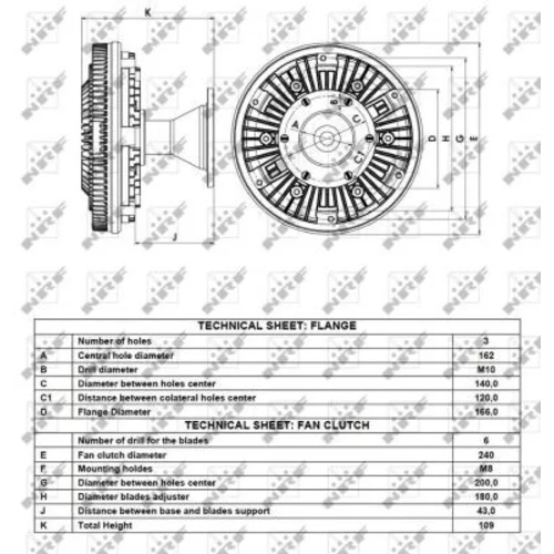 Spojka ventilátora chladenia 49112 /NRF/ - obr. 4
