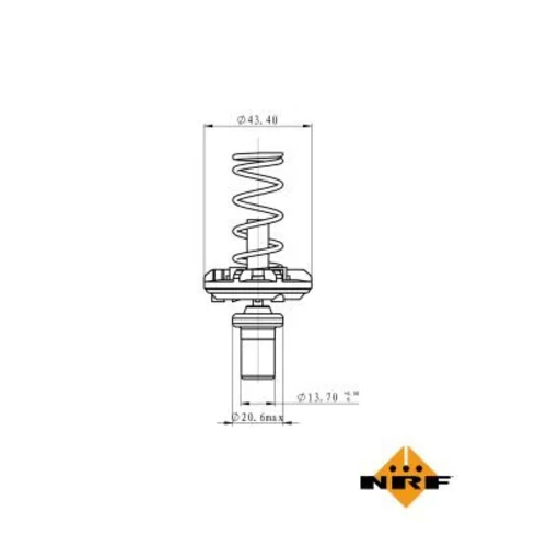 Termostat chladenia 725049 /NRF/ - obr. 5