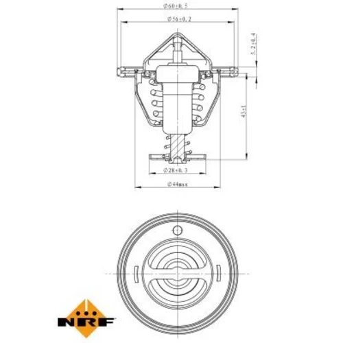 Termostat chladenia 725088 /NRF/ - obr. 5