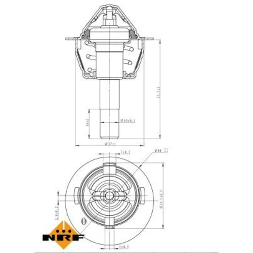 Termostat chladenia 725189 /NRF/ - obr. 5