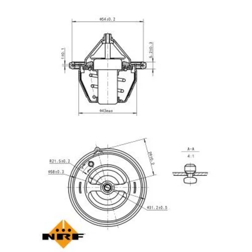 Termostat chladenia 725196 /NRF/ - obr. 5