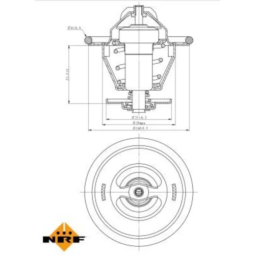 Termostat chladenia 725214 /NRF/ - obr. 5