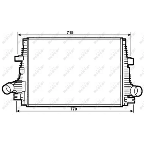 Chladič plniaceho vzduchu 30284 /NRF/ - obr. 4