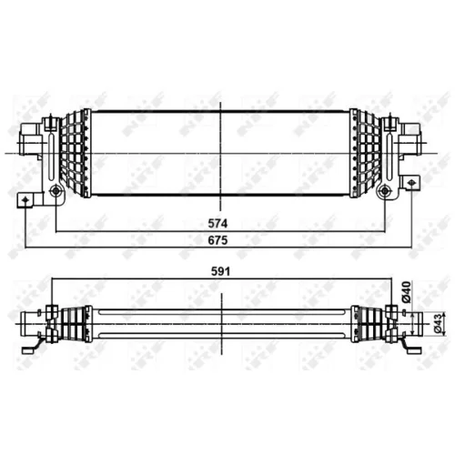 Chladič plniaceho vzduchu 30285 /NRF/ - obr. 4