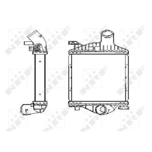 Chladič plniaceho vzduchu 30423 /NRF/ - obr. 4