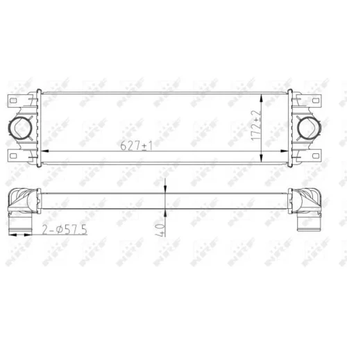 Chladič plniaceho vzduchu 30874 /NRF/ - obr. 4