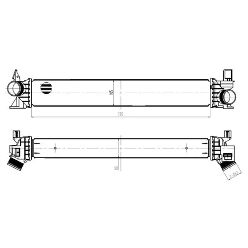 Chladič plniaceho vzduchu 309034 /NRF/ - obr. 4
