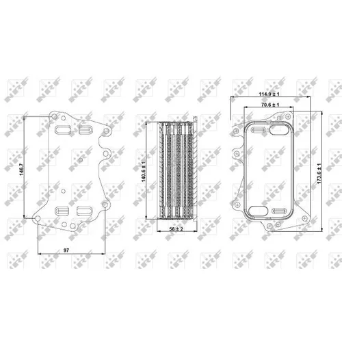 Chladič oleja automatickej prevodovky 31283 /NRF/ - obr. 4