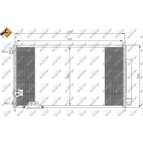Kondenzátor klimatizácie 35740 /NRF/ - obr. 5