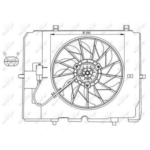 Ventilátor chladenia motora 47067 /NRF/ - obr. 4