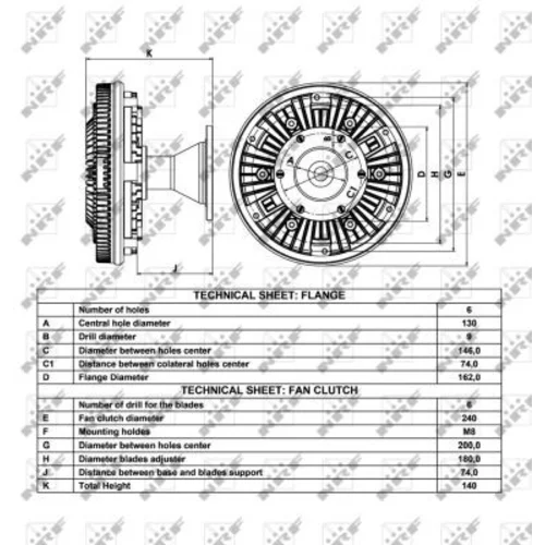 Spojka ventilátora chladenia 49039 /NRF/ - obr. 4