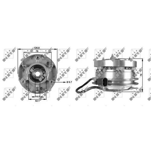 Spojka ventilátora chladenia 49700 /NRF/ - obr. 4