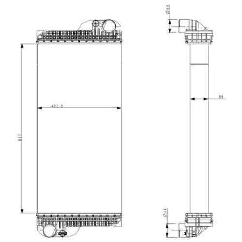 Chladič motora NRF 530004