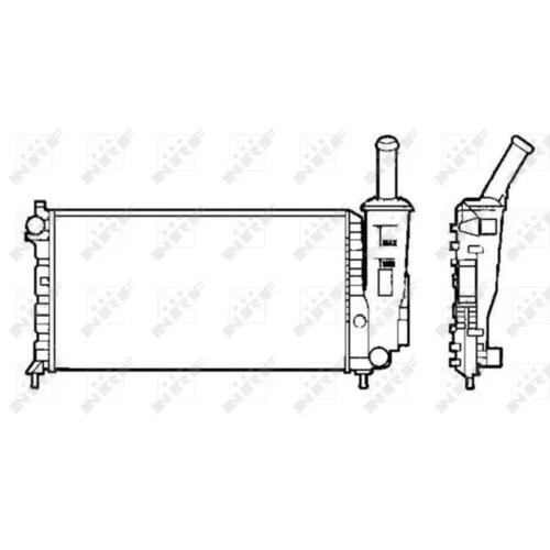 Chladič motora 58273 /NRF/ - obr. 3