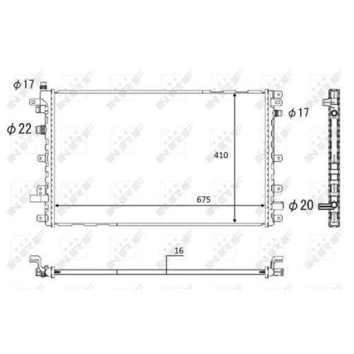 Chladič, hnacia batéria 58569 /NRF/ - obr. 4