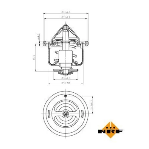 Termostat chladenia 725110 /NRF/ - obr. 5