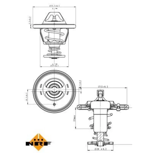 Termostat chladenia 725118 /NRF/ - obr. 5