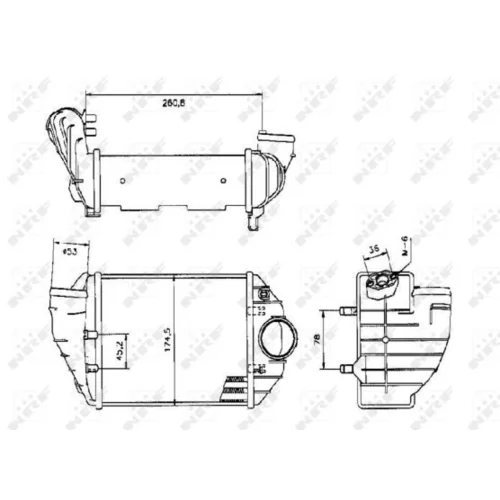 Chladič plniaceho vzduchu 30133 /NRF/ - obr. 4