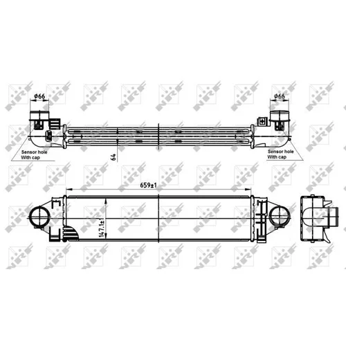 Chladič plniaceho vzduchu 30304 /NRF/ - obr. 4