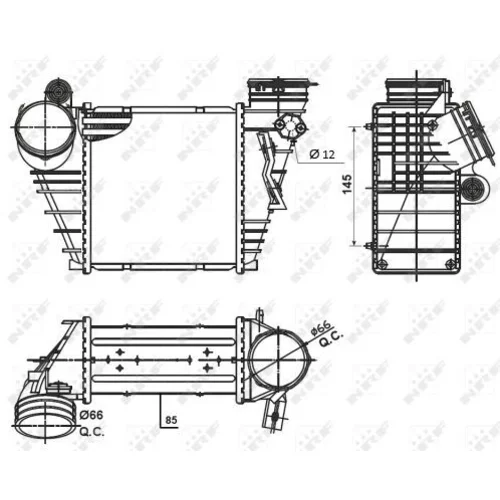 Chladič plniaceho vzduchu 30838 /NRF/ - obr. 4