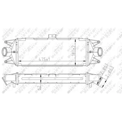 Chladič plniaceho vzduchu 30879 /NRF/ - obr. 4