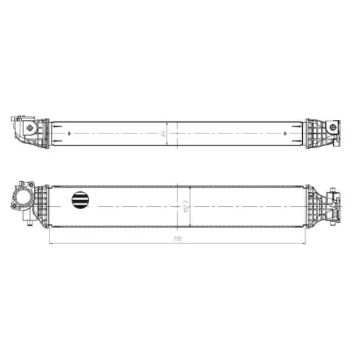 Chladič plniaceho vzduchu 309045 /NRF/ - obr. 4