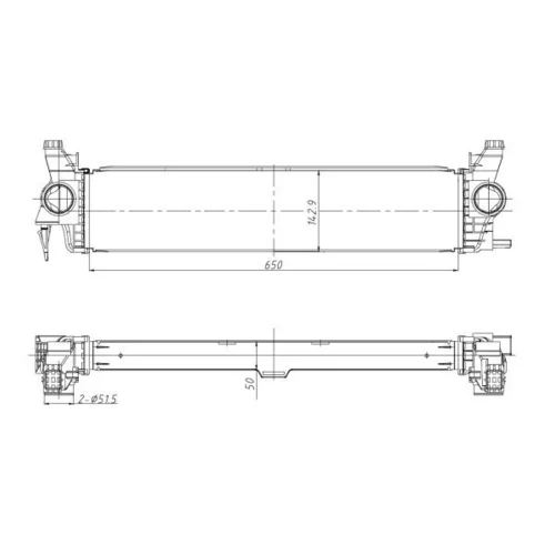 Chladič plniaceho vzduchu 309383 /NRF/ - obr. 4