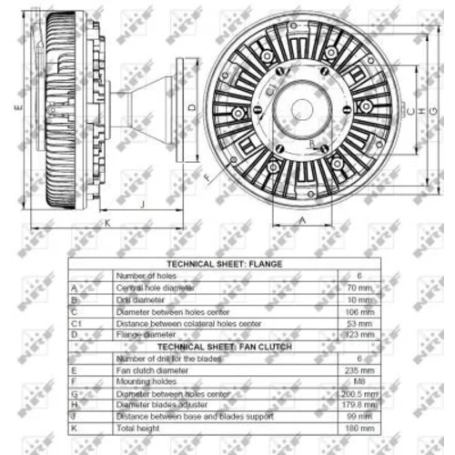 Spojka ventilátora chladenia 49103 /NRF/ - obr. 4
