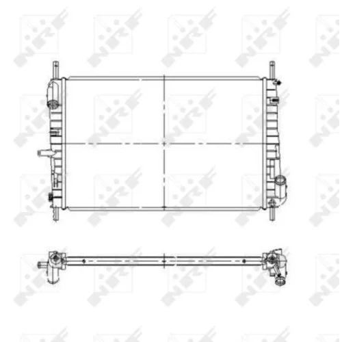 Chladič motora 509641 /NRF/ - obr. 4