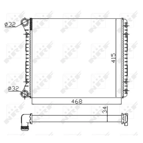 Chladič motora 58258A /NRF/ - obr. 4