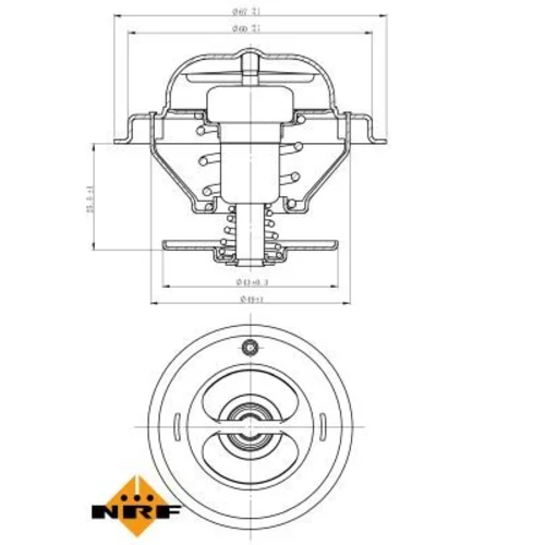 Termostat chladenia 725185 /NRF/ - obr. 4